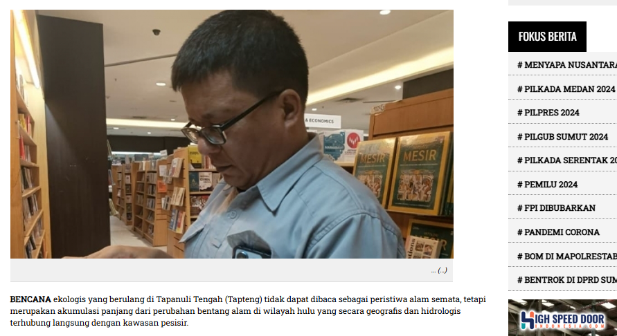 Banjir Berulang Tapteng: Warisan Salah Urus Tata Ruang